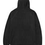 Polar Manga Larga Unisex Microfleece Full Zip Hoodie Negro Cat