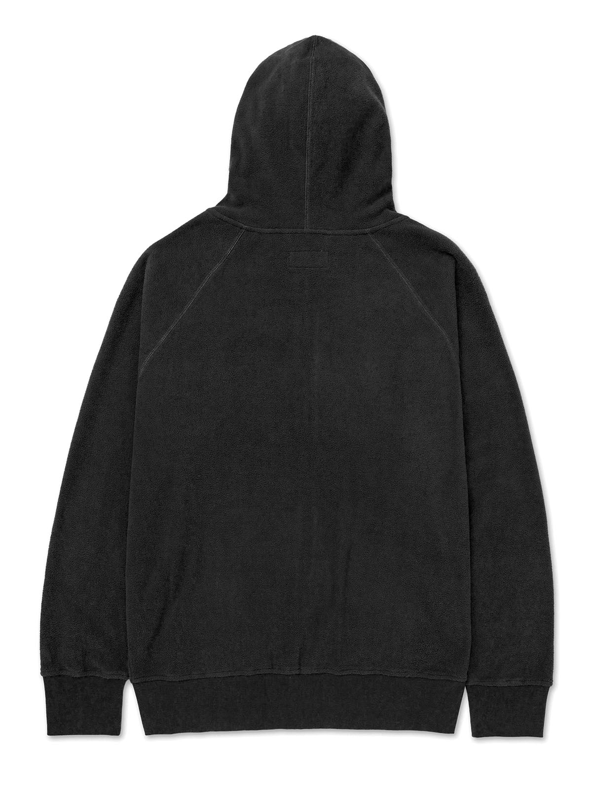 Polar Manga Larga Unisex Microfleece Full Zip Hoodie Negro Cat