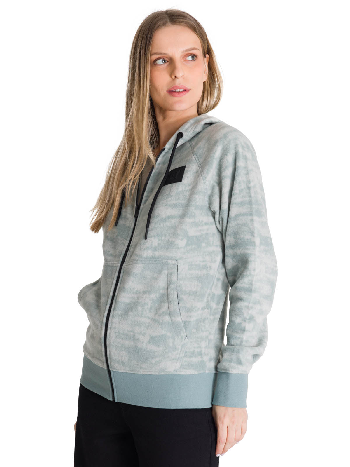 Polerón Unisex Microfleece Full Zip Azul CAT