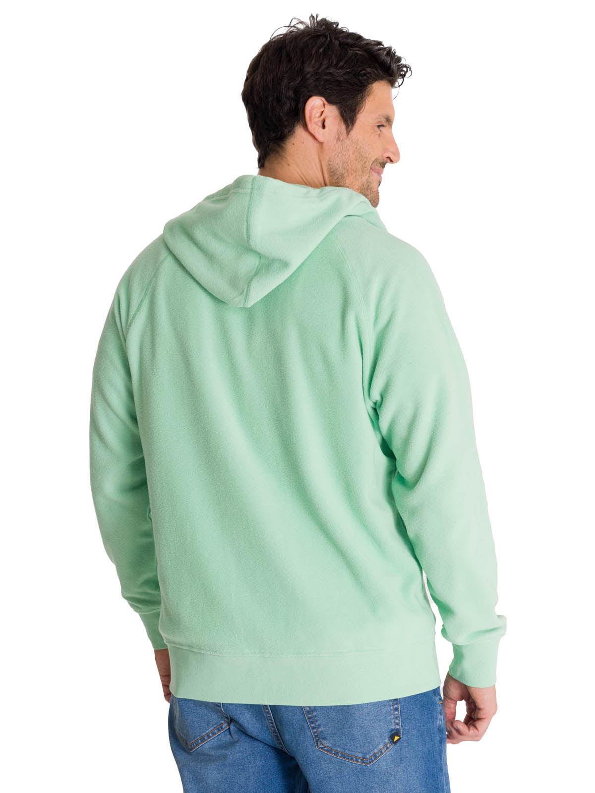 Polerón Unisex Microfleece Full Zip Verde CAT