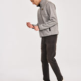 Polar Casual Hombre SWEATER FLEECE QUARTER ZIP JACKET Gris CAT