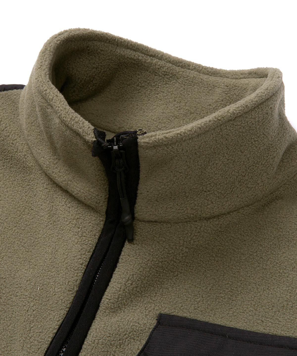 Polar Manga Larga Hombre Fleece Utility Full Zip Oliva Cat