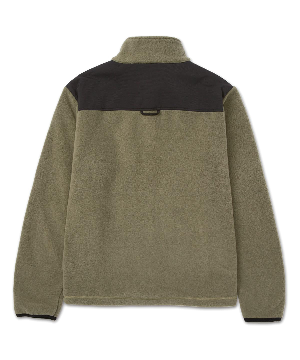 Polar Manga Larga Hombre Fleece Utility Full Zip Oliva Cat