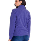 Polar Manga Larga Mujer W Microfleece Full Zip Azul Cat