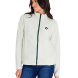 Polar Manga Larga Mujer W Microfleece Full Zip Oliva Claro Cat