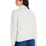 Polar Manga Larga Mujer W Microfleece Full Zip Oliva Claro Cat