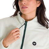 Polar Manga Larga Mujer W Microfleece Full Zip Oliva Claro Cat