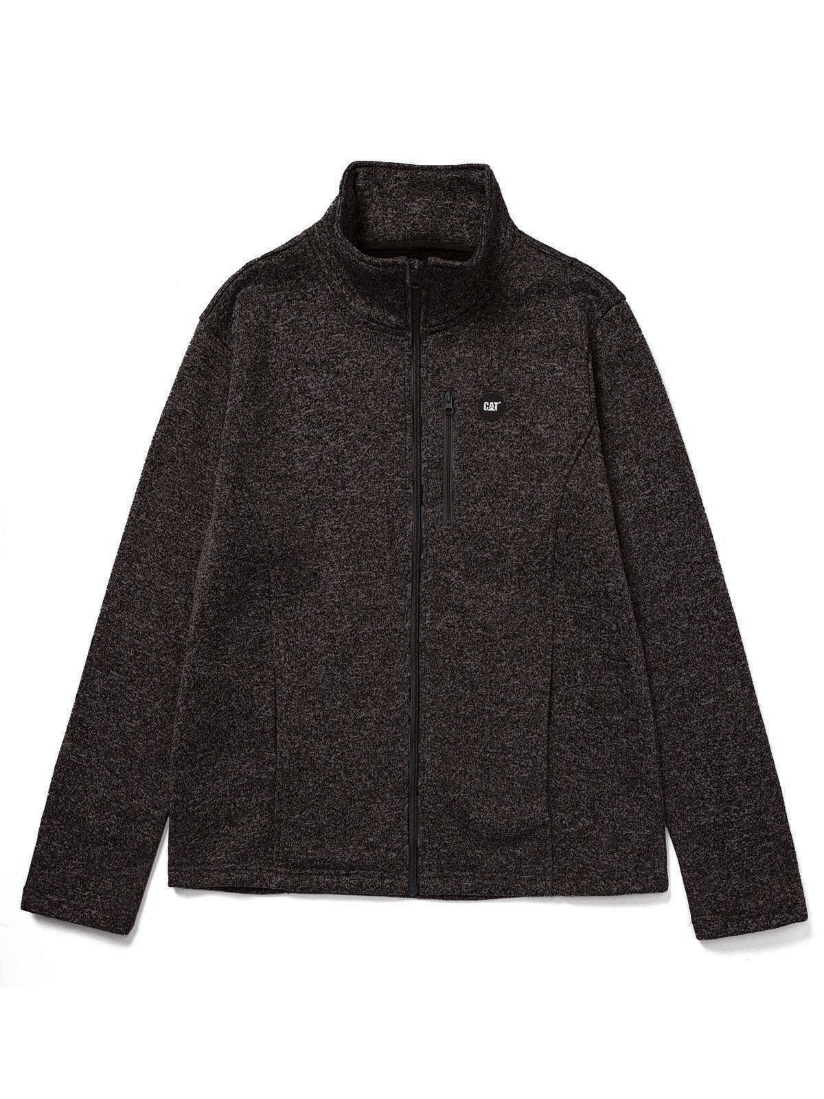 Polar Casual Mujer W SWEATER FLEECE FULL ZIP JACKET Gris CAT