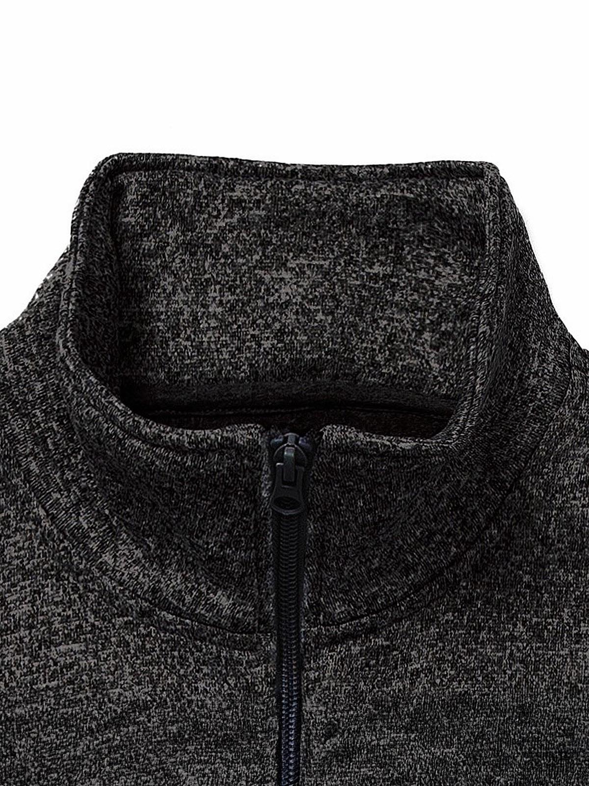 Polar Casual Mujer W SWEATER FLEECE FULL ZIP JACKET Gris CAT