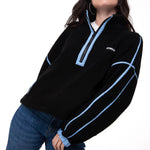 Polar Manga Larga Mujer RELAXED HALF ZIP Negro Cat
