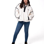 Polar Manga Larga Mujer RELAXED HALF ZIP Blanco Cat