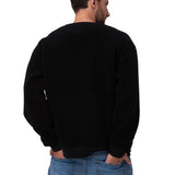 Polar Manga Larga Hombre Sherpa Crewneck Negro CAT