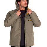 Chaqueta Casual Hombre Heavyweight Insulated Hooded Work Jacket Verde Cat