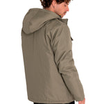 Chaqueta Casual Hombre Heavyweight Insulated Hooded Work Jacket Verde Cat