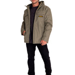 Chaqueta Casual Hombre Heavyweight Insulated Hooded Work Jacket Verde Cat