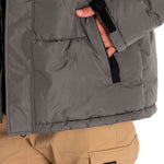 Parka Casual Hombre Heavyweight Insulated Puffer Jacket Gris Cat