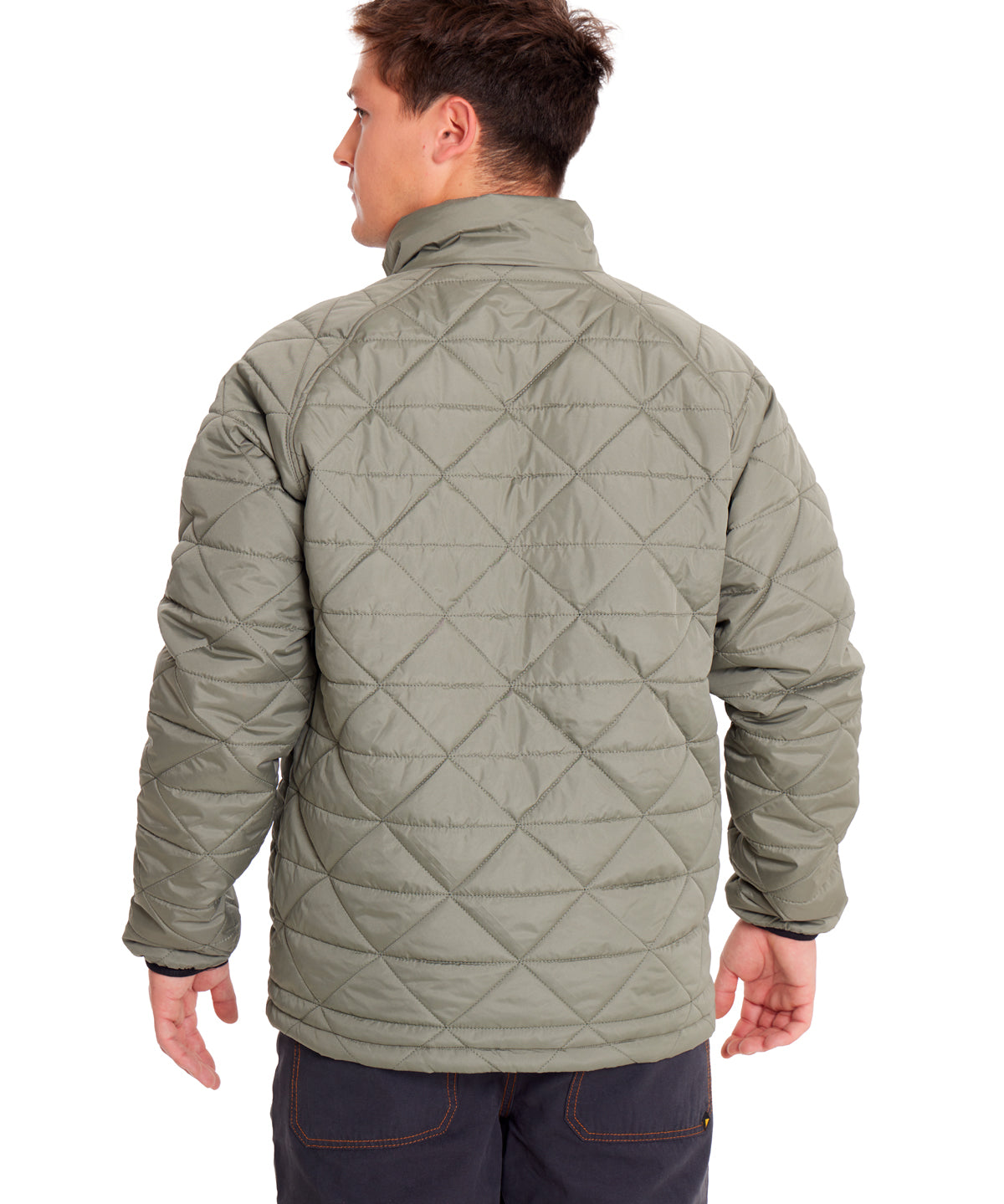 Chaqueta Casual Hombre MEDIUMWEIGHT INSULATED TRIANGLE QUILTED JACKET Verde CAT