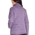 Parka Manga Larga Mujer W Mediumweight Insulated Triangle Quilted Lila Cat