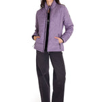 Parka Manga Larga Mujer W Mediumweight Insulated Triangle Quilted Lila Cat