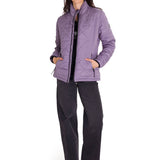 Parka Manga Larga Mujer W Mediumweight Insulated Triangle Quilted Lila Cat