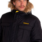 Parka Casual Hombre Mediumweight Insulated Utility Parka Negro Cat