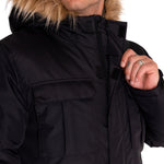 Parka Casual Hombre Mediumweight Insulated Utility Parka Negro Cat
