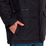 Parka Casual Hombre Mediumweight Insulated Utility Parka Negro Cat
