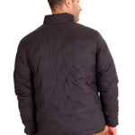 Parka Manga Larga Hombre Bonded Medium Weight Insulated Negra Cat