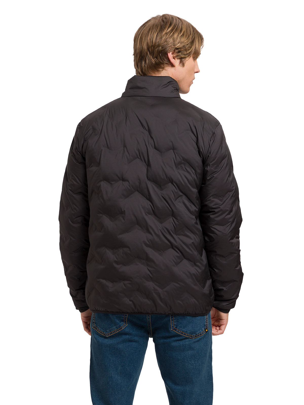 Parka Manga Larga Hombre Bonded Medium Weight Insulated Negra Cat