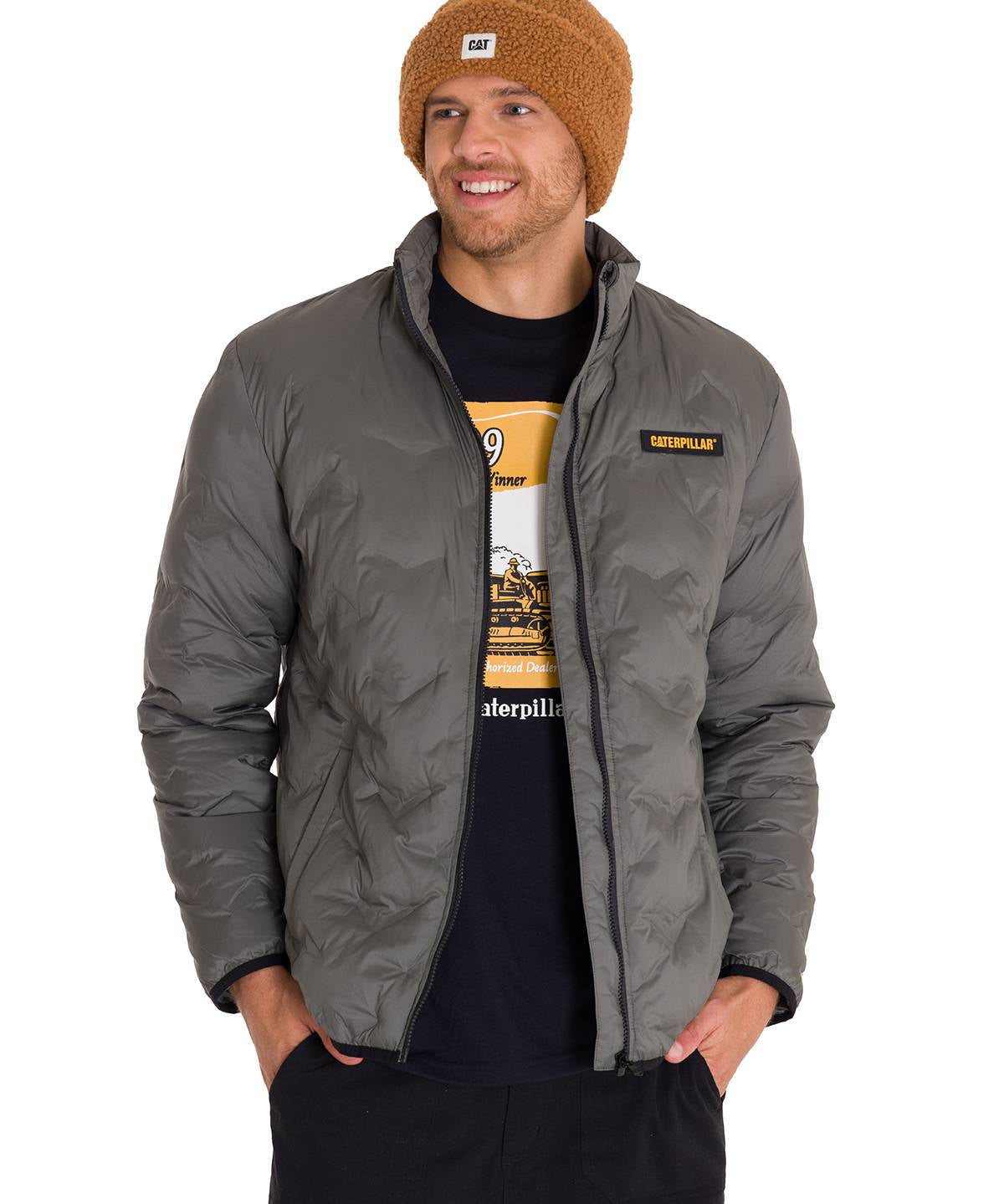 Chaqueta Casual Hombre BONDED MEDIUM WEIGHT INSULATED JACKET Gris CAT