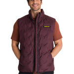 Chaqueta Sin Mangas Hombre Bonded Granate CAT