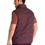 Chaqueta Sin Mangas Hombre Bonded Granate CAT