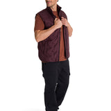 Chaqueta Sin Mangas Hombre Bonded Granate CAT