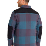 Chaqueta Manga Larga Hombre Flannel Snap Front Lightweight Insulated Petróleo Cat