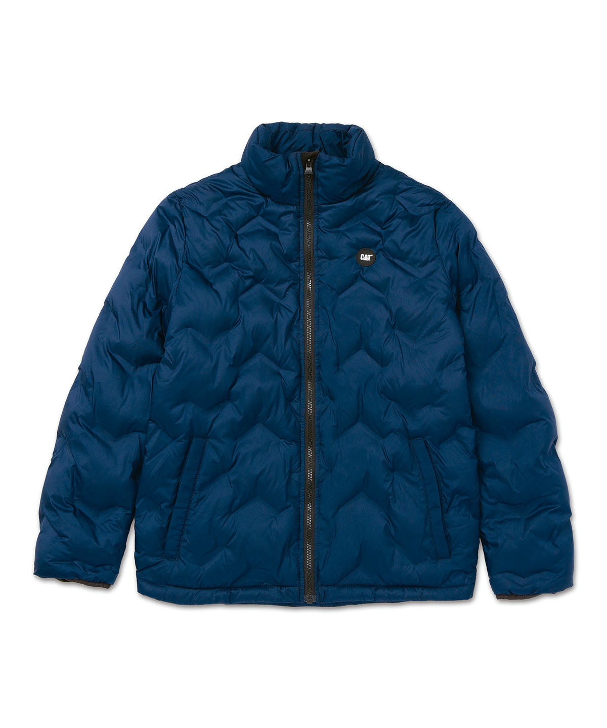 Parka Manga Larga Mujer W Bonded Medium Weight Insulated Azul Petróleo Cat