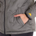 Parka Manga Larga Mujer W Bonded Medium Weight Insulated Gris Cat