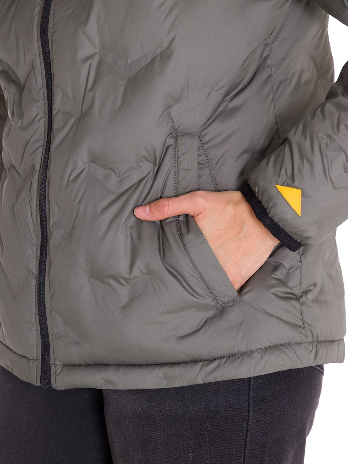 Parka Manga Larga Mujer W Bonded Medium Weight Insulated Gris Cat