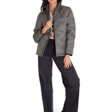 Parka Manga Larga Mujer W Bonded Medium Weight Insulated Gris Cat