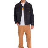 Chaqueta Casual Unisex DENIM WORK JACKET Gris CAT