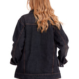 Chaqueta Casual Unisex DENIM WORK JACKET Gris CAT