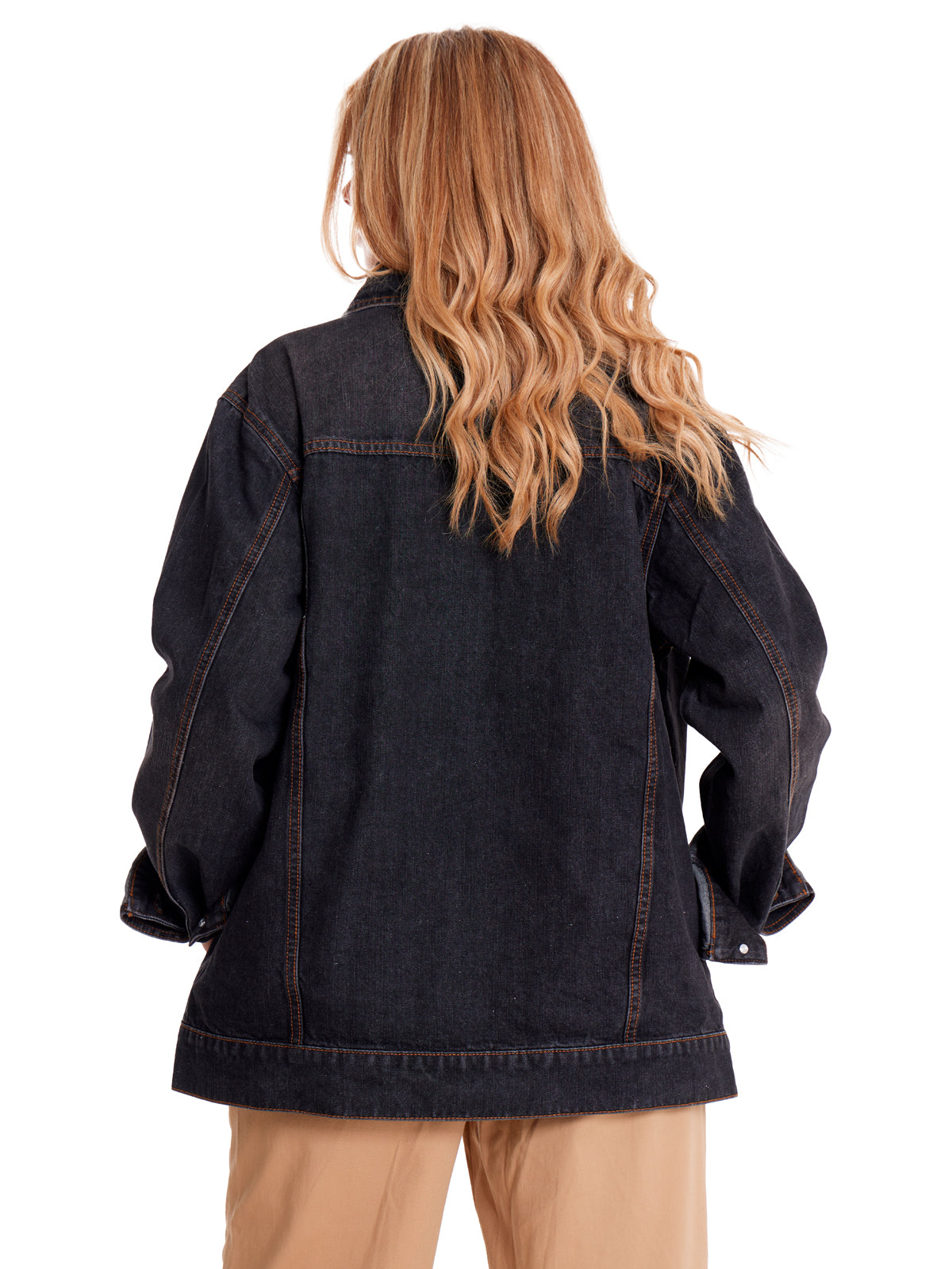 Chaqueta Casual Unisex DENIM WORK JACKET Gris CAT