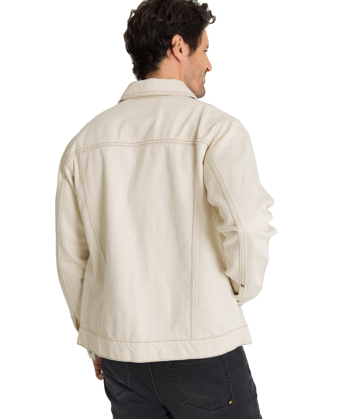 Chaqueta de Jeans Hombre Denim Work Beige CAT