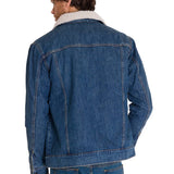 Chaqueta Manga Larga Unisex Sherpa Lined Work Denim Cat