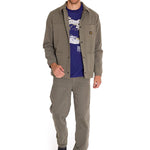 Chaqueta Manga Larga Hombre SNAP FRONT COACH Oliva Cat