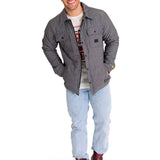 Chaqueta Manga Larga Hombre INSULATED SNAP FRONT SHIRT Gris Oscura Cat