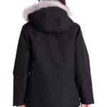 Chaqueta Manga Larga Casual Mujer MEDIUMWEIGHT INSULATED FAUX FUR HOODED Negra Cat