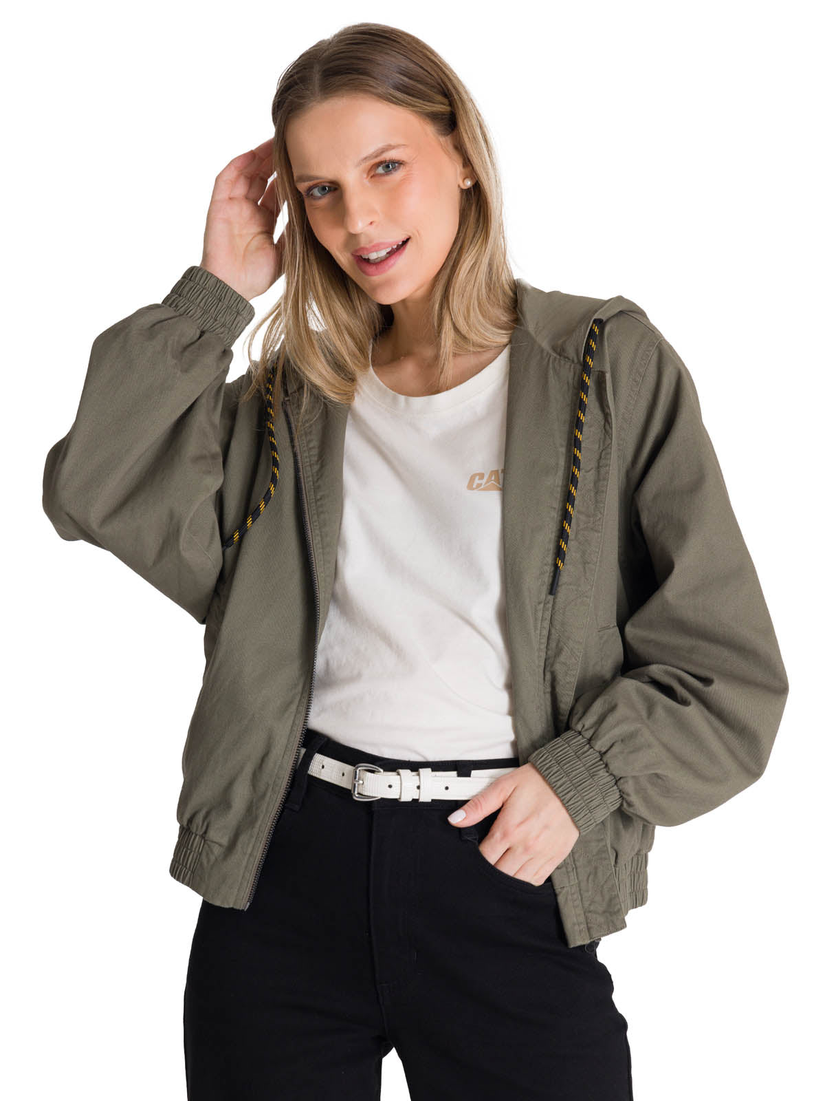 Chaqueta Mujer Lightweight Utility Bomber Oliva CAT