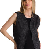 Chaqueta Sin Mangas Mujer Utility Vest Negro CAT