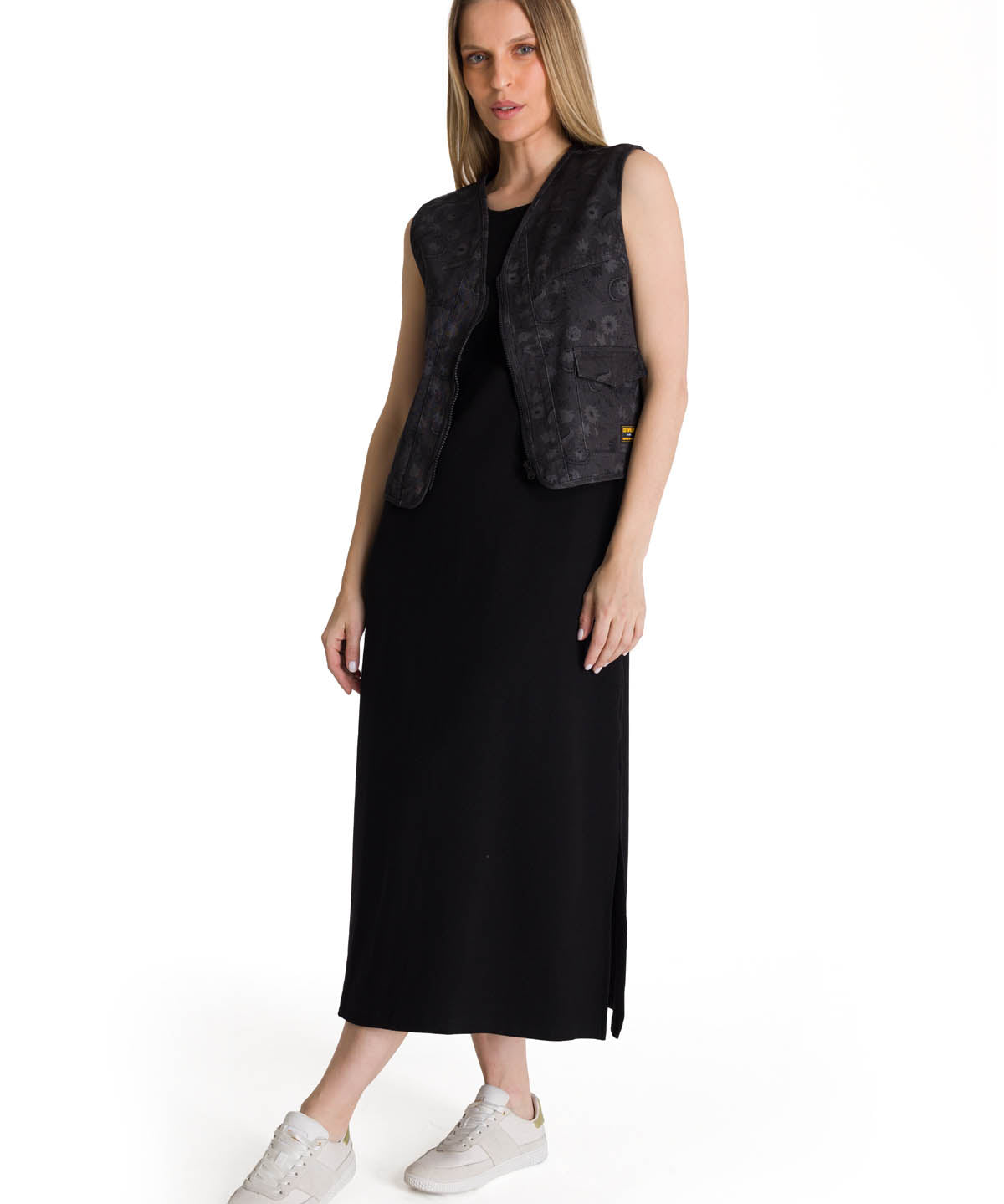 Chaqueta Sin Mangas Mujer Utility Vest Negro CAT