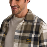 Chaqueta Manga Larga Hombre Flannel Oliva CAT